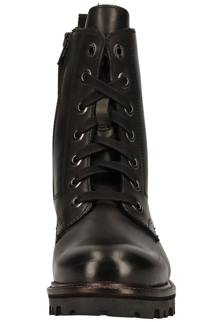 s.Oliver Stiefelette Nappaleder Schwarz