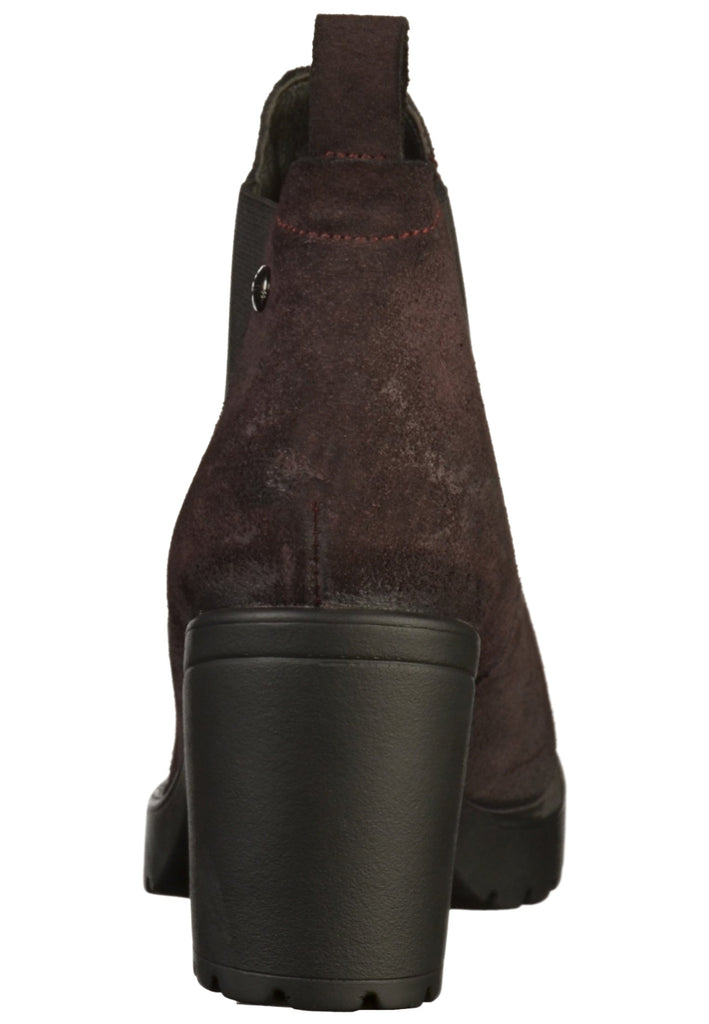 s.Oliver Stiefelette Nubukleder Bordeaux