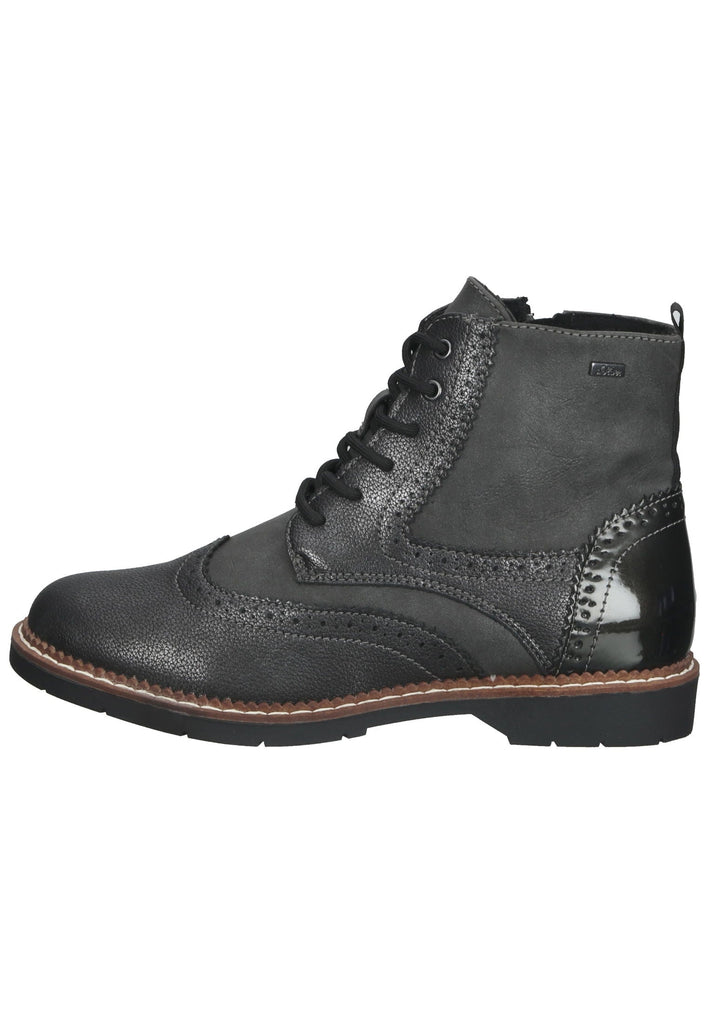 s.Oliver Stiefelette Synthetik Grau