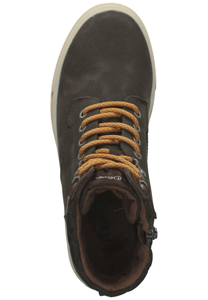 s.Oliver Stiefelette Synthetik Olive