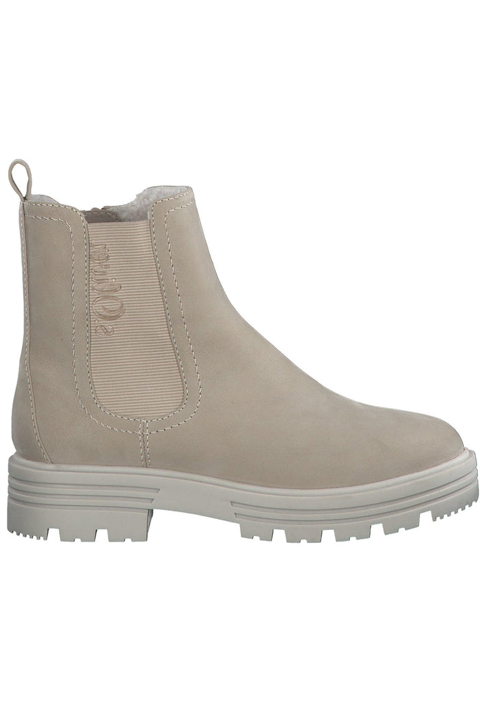 s.Oliver Stiefelette Textil Beige