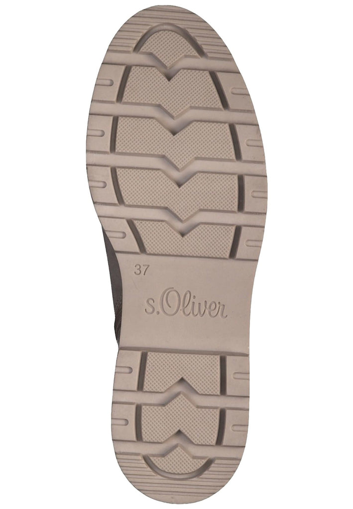 s.Oliver Stiefelette Textil Beige