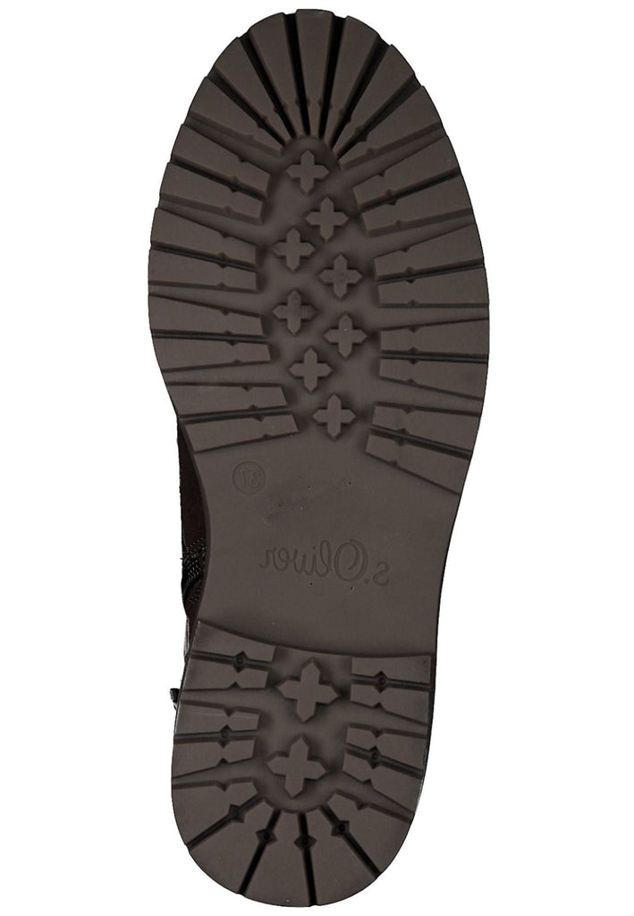 s.Oliver Stiefelette Textil Cognac