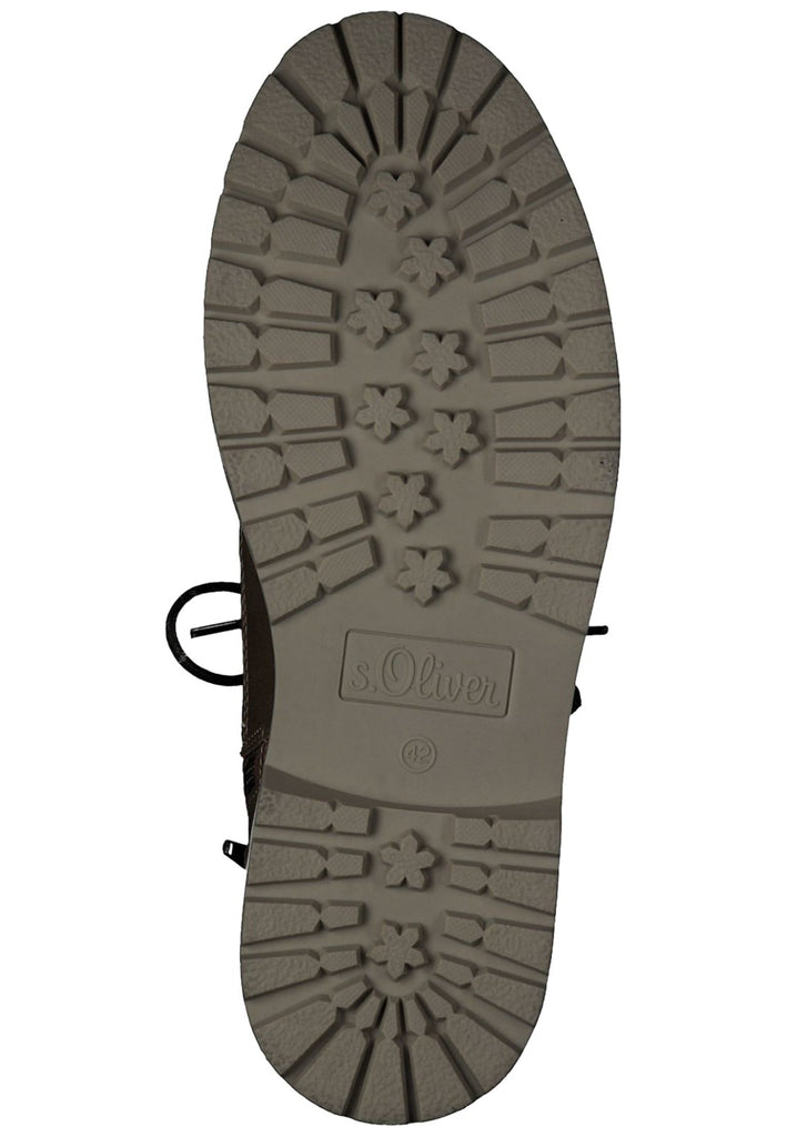 s.Oliver Stiefelette Textil Cognac