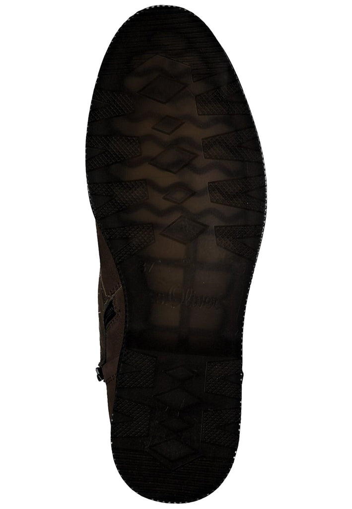 s.Oliver Stiefelette Textil Cognac