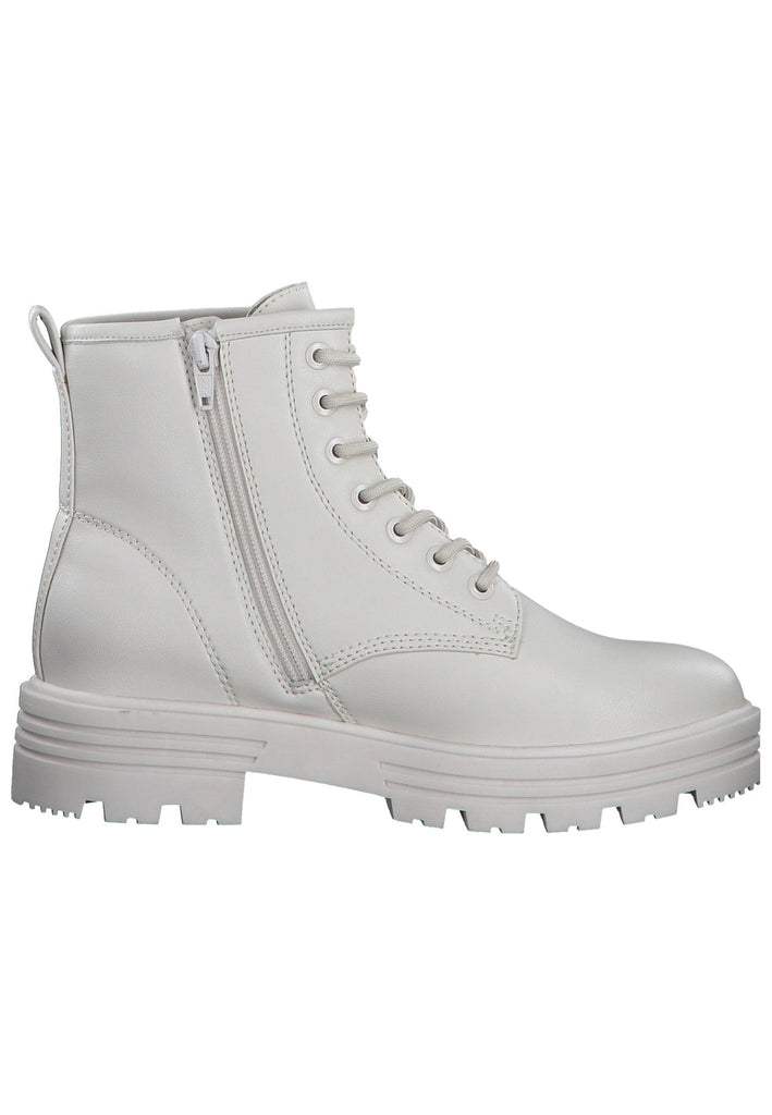 s.Oliver Stiefelette Textil Cream