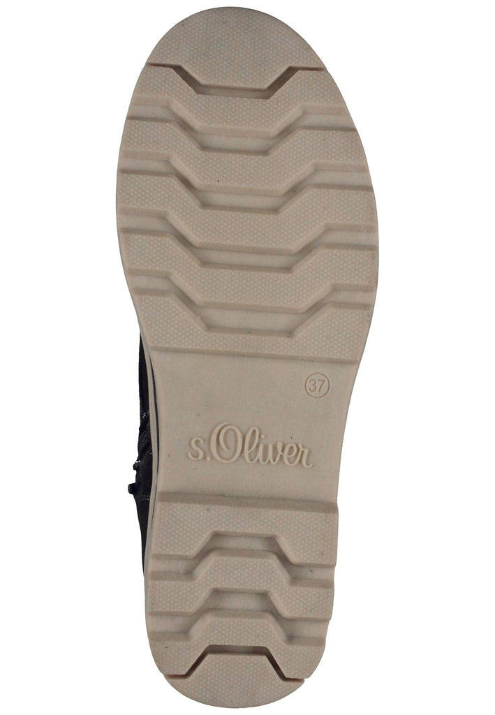 s.Oliver Stiefelette Textil Dunkelgrau