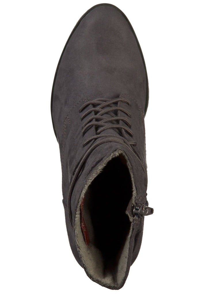 s.Oliver Stiefelette Textil Dunkelgrau