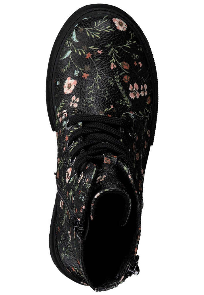 s.Oliver Stiefelette Textil Flower Art