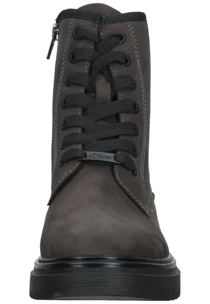 s.Oliver Stiefelette Textil Graphite