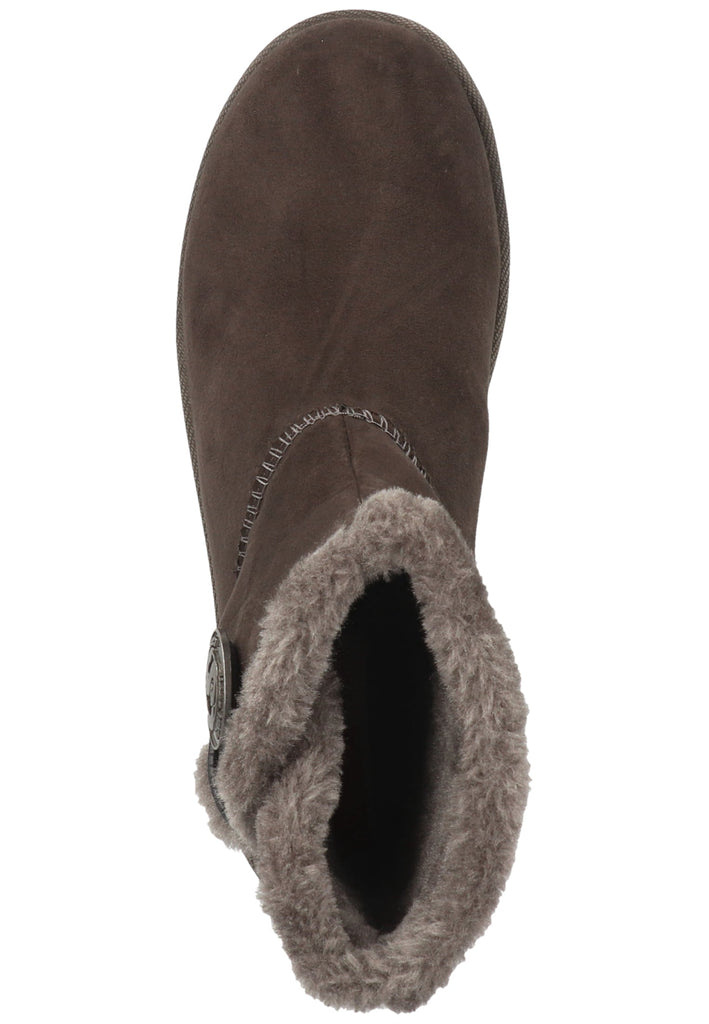 s.Oliver Stiefelette Textil Grau Warmfutter