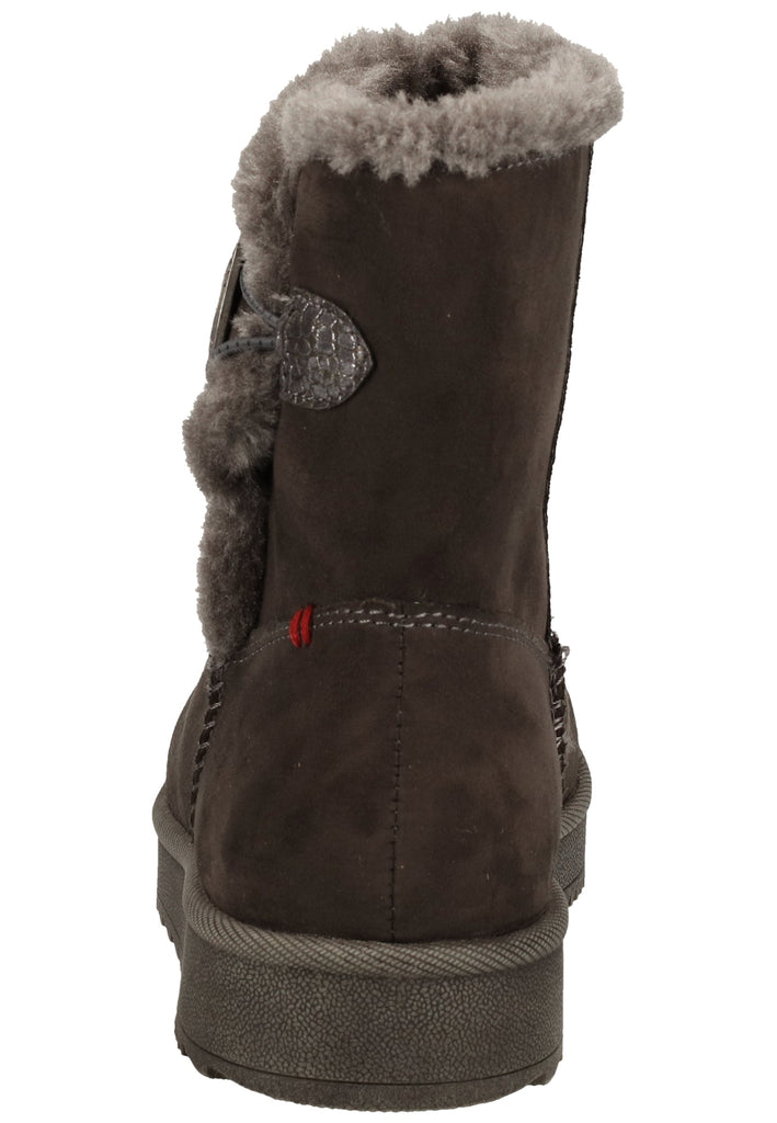 s.Oliver Stiefelette Textil Grau Warmfutter