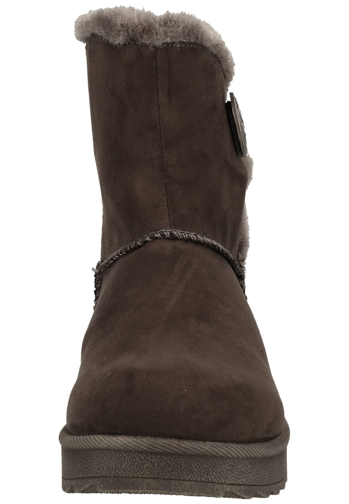 s.Oliver Stiefelette Textil Grau Warmfutter