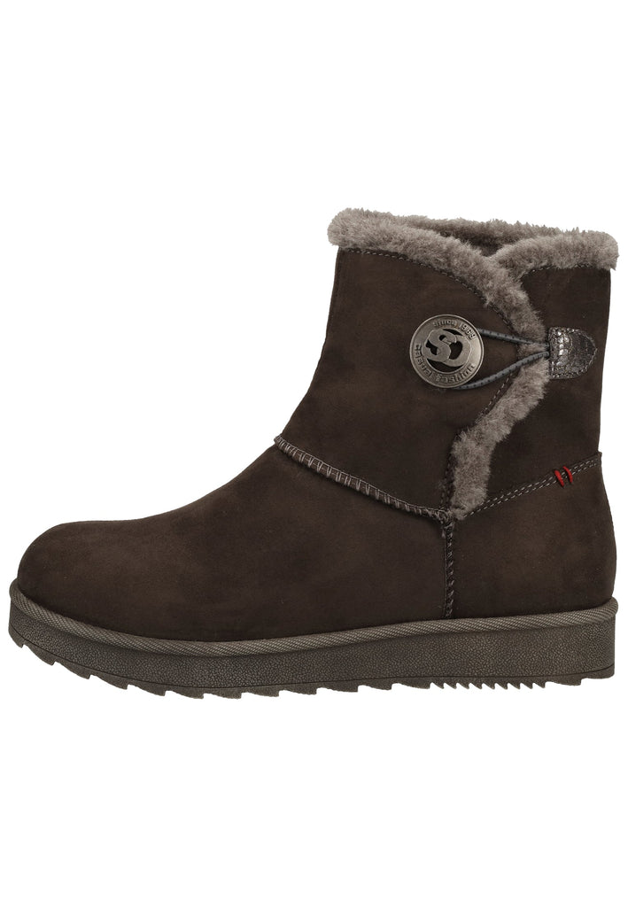 s.Oliver Stiefelette Textil Grau Warmfutter