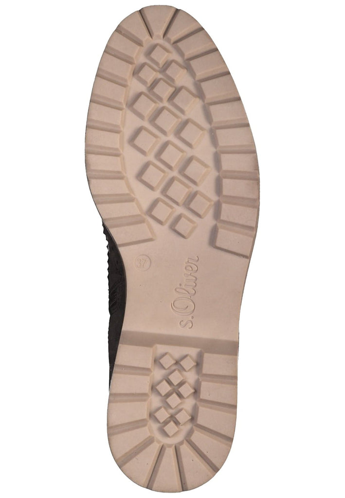 s.Oliver Stiefelette Textil Khaki