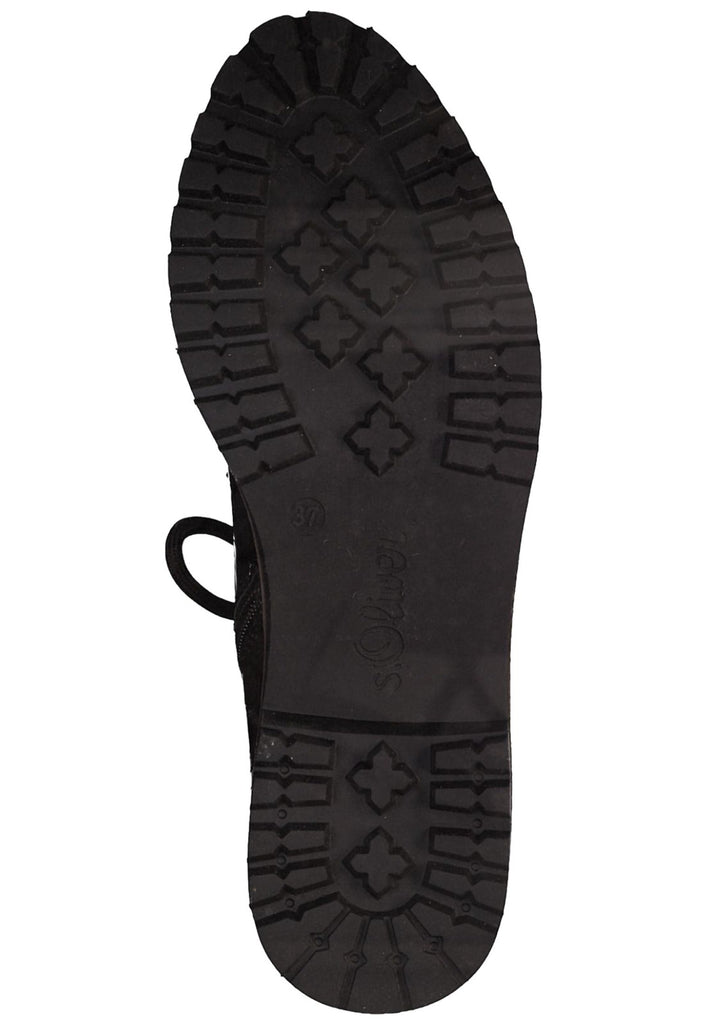 s.Oliver Stiefelette Textil Mocca