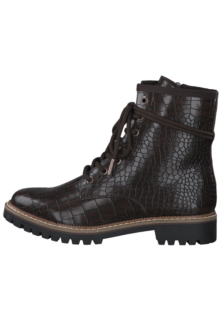 s.Oliver Stiefelette Textil Mocca