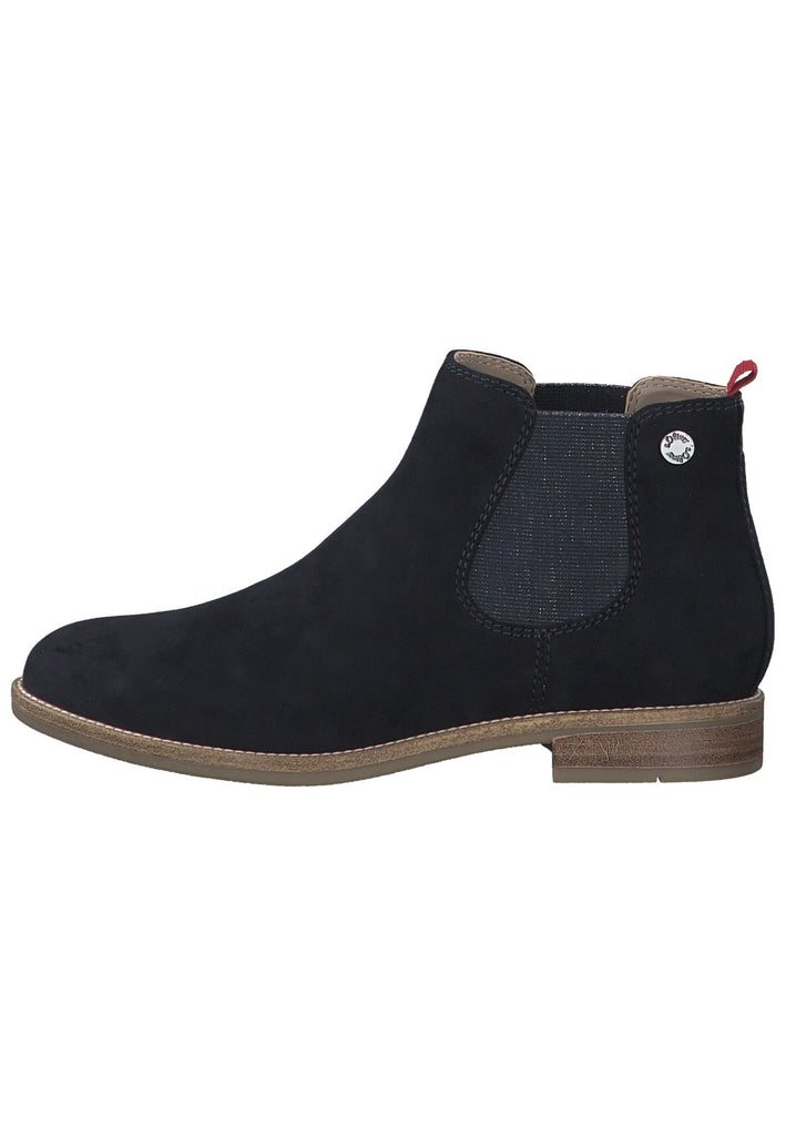 s.Oliver Stiefelette Textil Navy