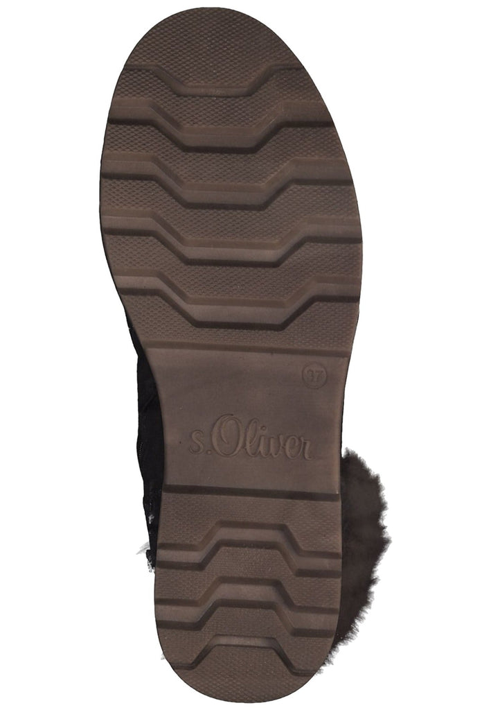 s.Oliver Stiefelette Textil Navy