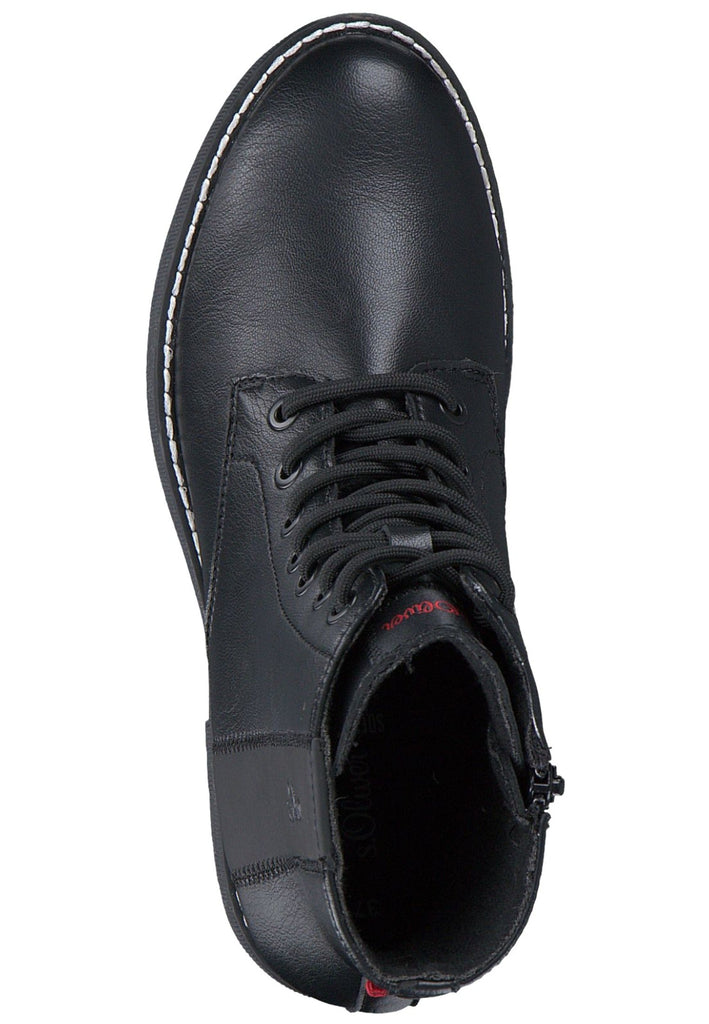 s.Oliver Stiefelette Textil Schwarz