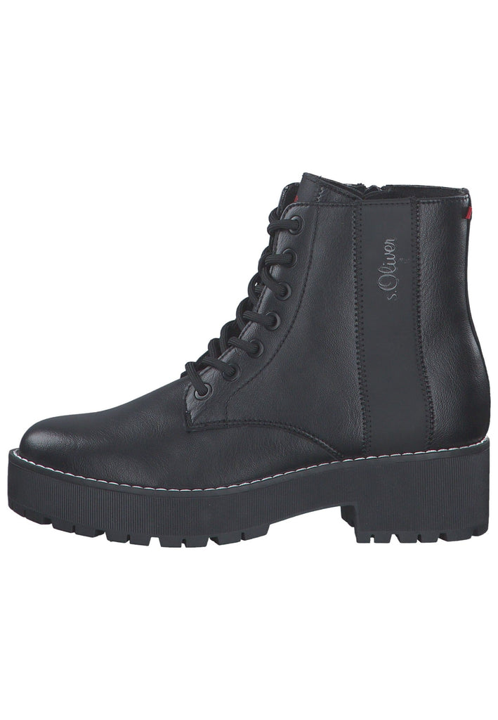 s.Oliver Stiefelette Textil Schwarz