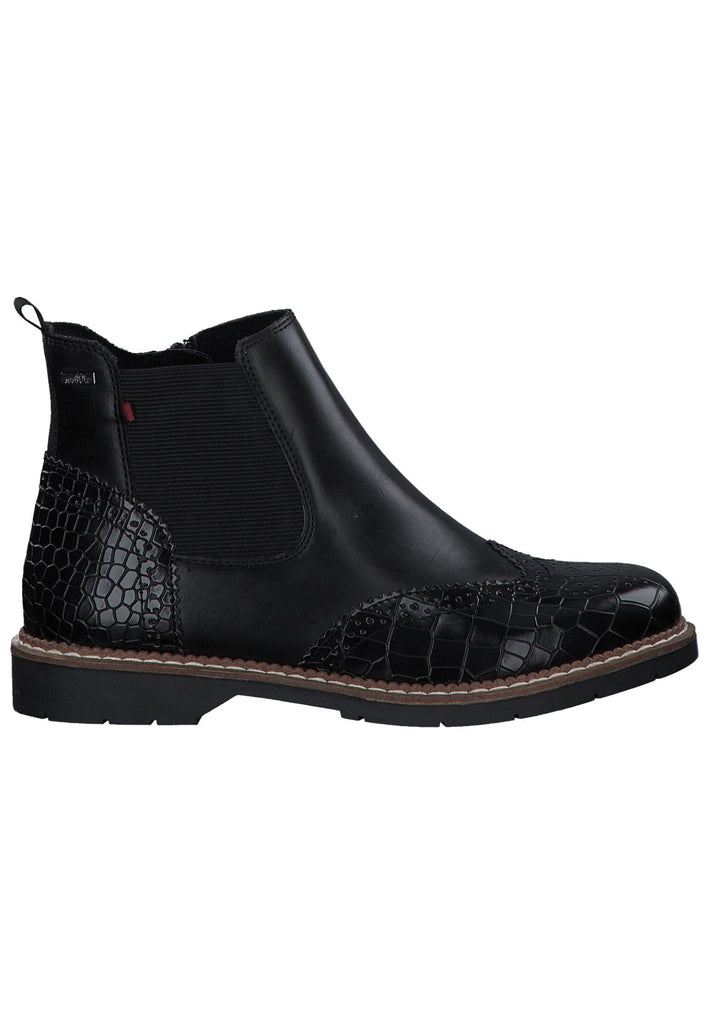 s.Oliver Stiefelette Textil Schwarz