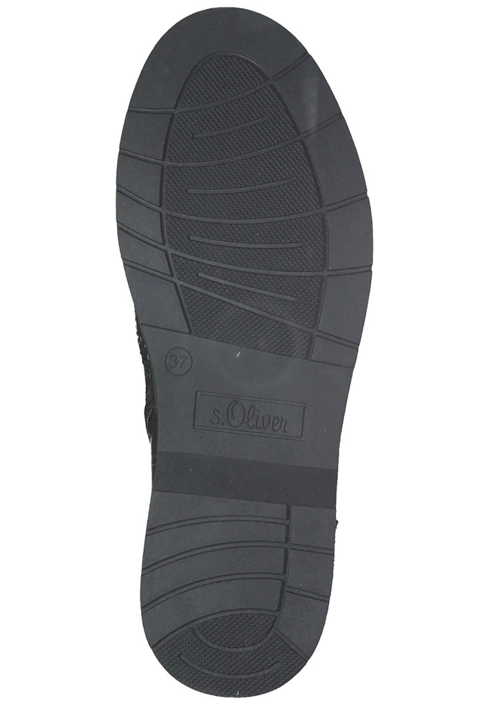 s.Oliver Stiefelette Textil Schwarz