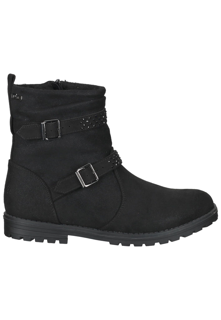 s.Oliver Stiefelette Textil Schwarz