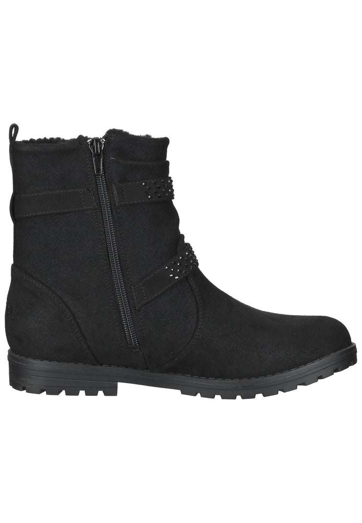 s.Oliver Stiefelette Textil Schwarz