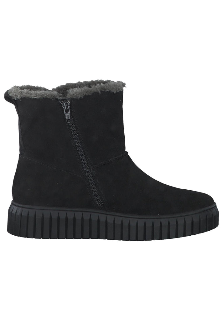 s.Oliver Stiefelette Textil Schwarz Warmfutter