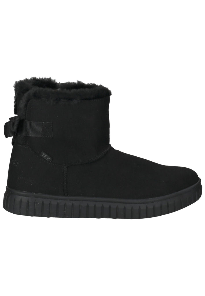 s.Oliver Stiefelette Textil Schwarz Warmfutter