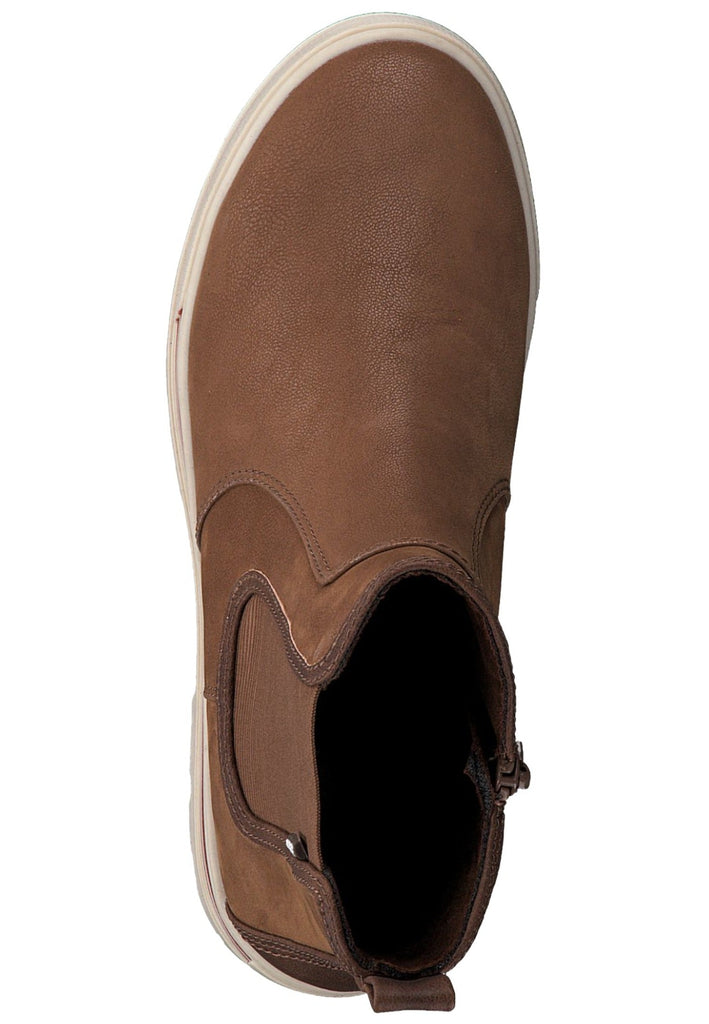 s.Oliver Stiefelette Textil Tan