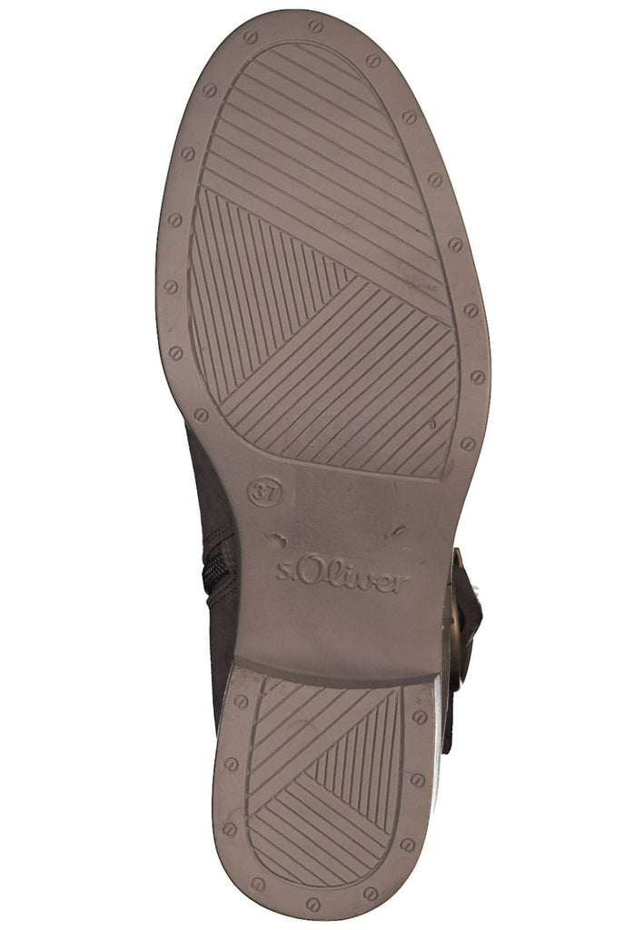 s.Oliver Stiefelette Textil Taupe