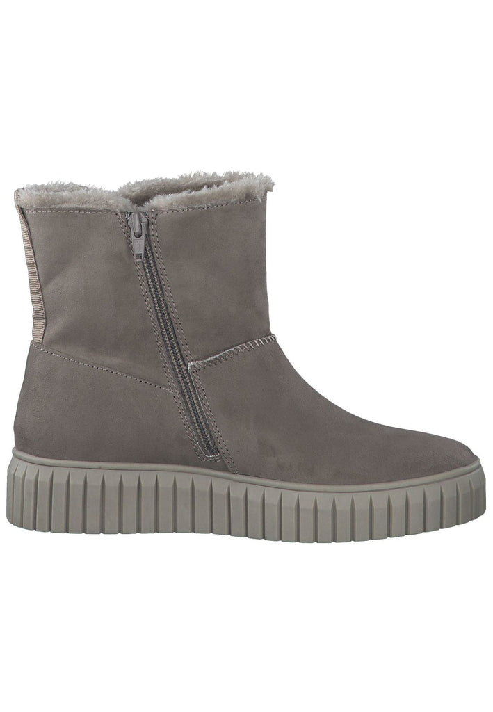 s.Oliver Stiefelette Textil Taupe