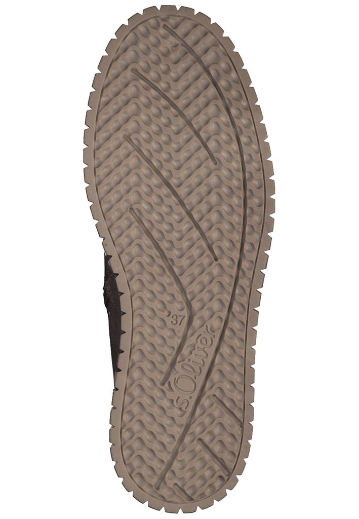 s.Oliver Stiefelette Textil Taupe