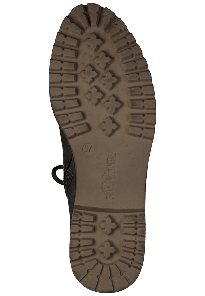 s.Oliver Stiefelette Textil Taupe