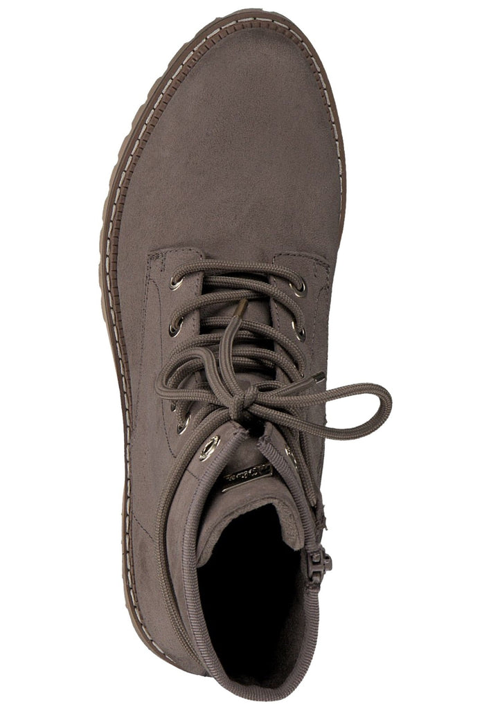 s.Oliver Stiefelette Textil Taupe