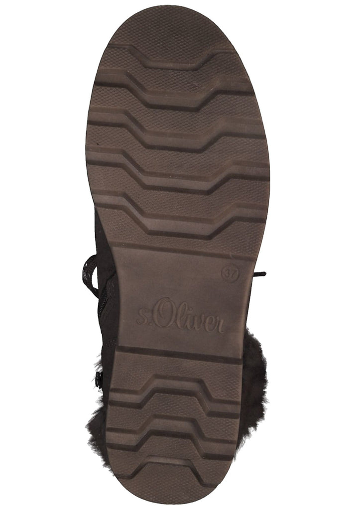 s.Oliver Stiefelette Textil Taupe