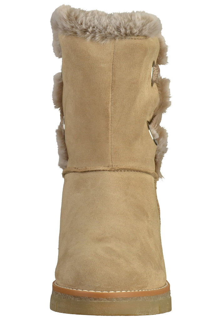 s.Oliver Stiefelette Veloursleder Pepper