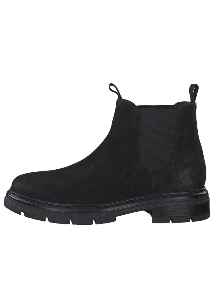 s.Oliver Stiefelette Veloursleder Schwarz