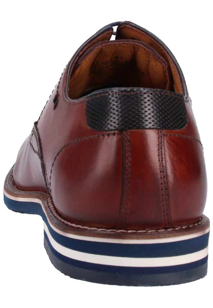 Salamander Businessschuhe Glattleder Braun/Blau