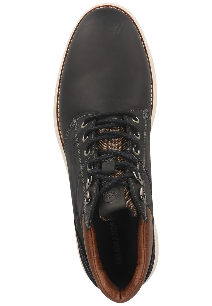 Salamander Halbschuhe Leder Navy