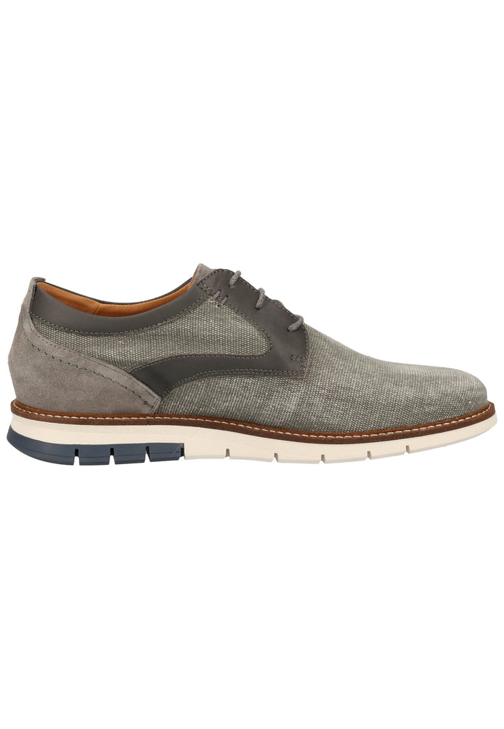 Salamander Halbschuhe Leder/Textil Grau