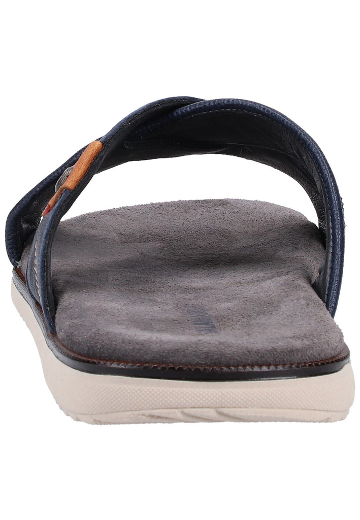 Salamander Pantoletten Glattleder Navy