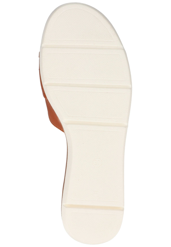 Salamander Pantoletten Leder Cognac