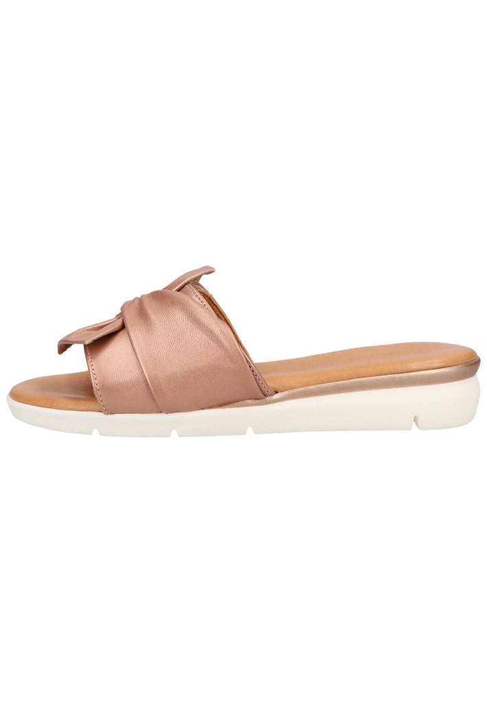 Salamander Pantoletten Leder Rosegold