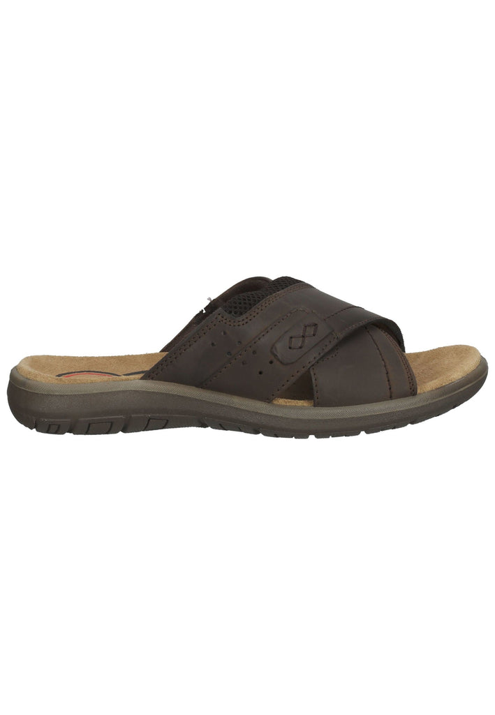 Salamander Pantoletten Lederimitat Braun