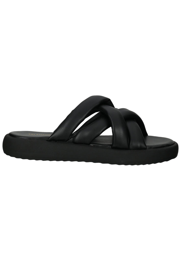 Salamander Pantoletten Lederimitat Schwarz