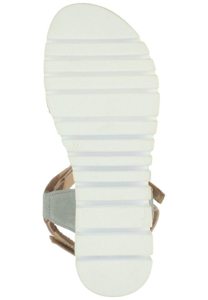 Salamander Sandalen Leder Beige/Weiß