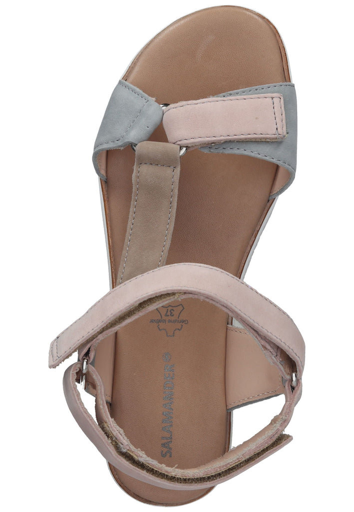 Salamander Sandalen Leder Beige/Weiß